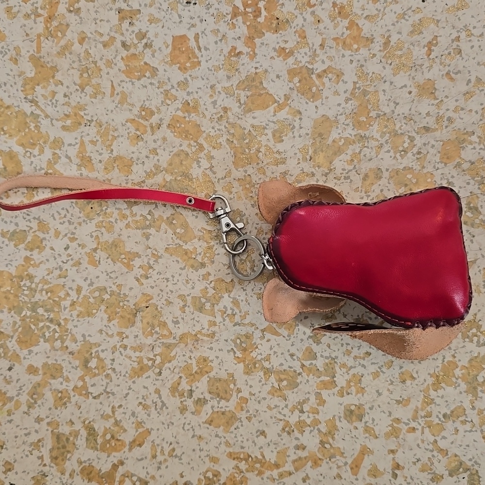 Leather Fox Keychain - Picture 4 of 4